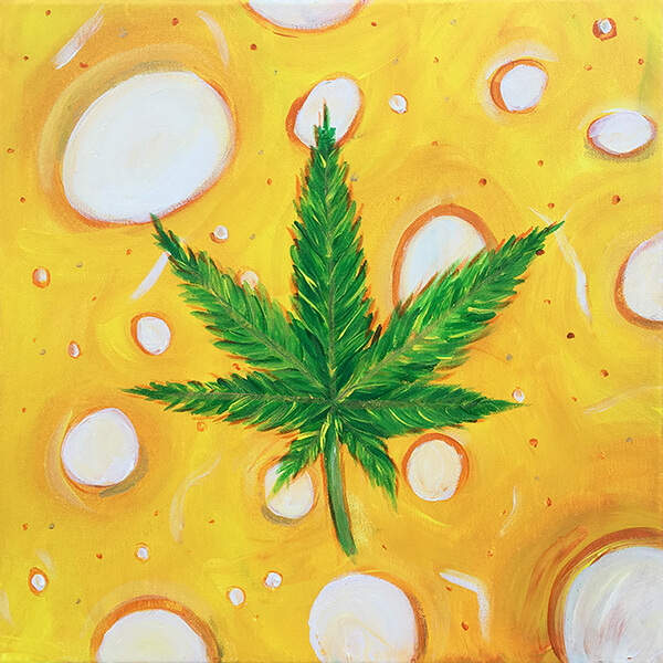 Slab Life Acrylic Painting for The Paint Sesh by Chelz Franzer