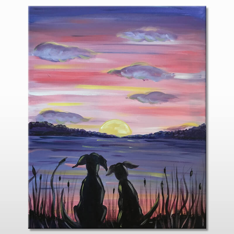 A Dogs Life Virtual Painting Class