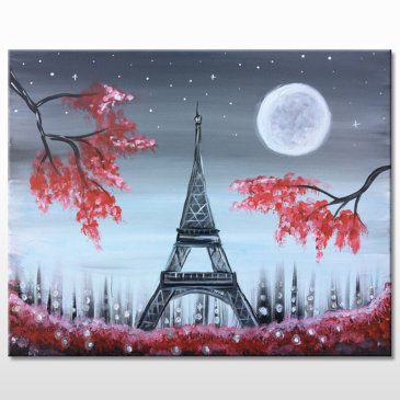 A Night in Paris Painting Class