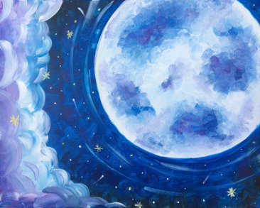 Twilight Moonlight Painting Party