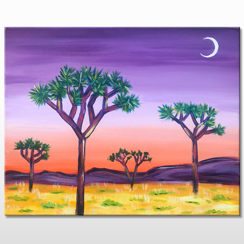 Paint and Sip in Downtown Riverside - Desert Dreams