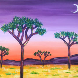 Desert Dreams Acrylic Painting