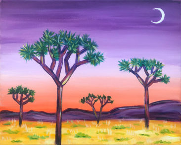 Desert Dreams Acrylic Painting