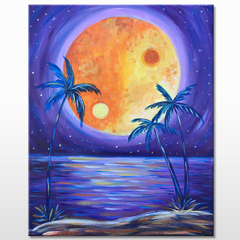 Yin Yang Moonlight Painting Event