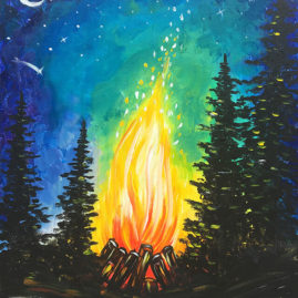 Campfire Painting Party