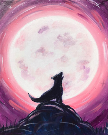Howl At The Moon Painting Party