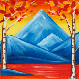 Autumn Lake Painting Party
