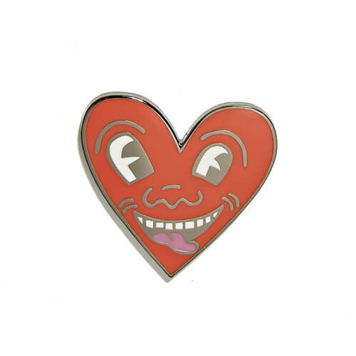 Keith Haring - Heart Pin