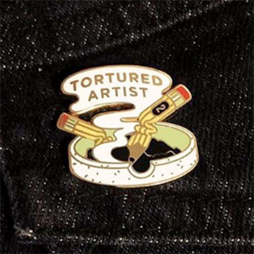 Tortured Artist Enamel Pin