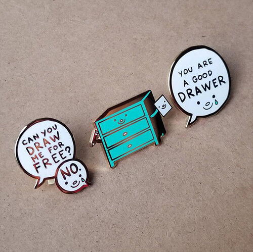 Pinsanity Funny I Do This Thing Called What I Want Enamel Lapel Pin