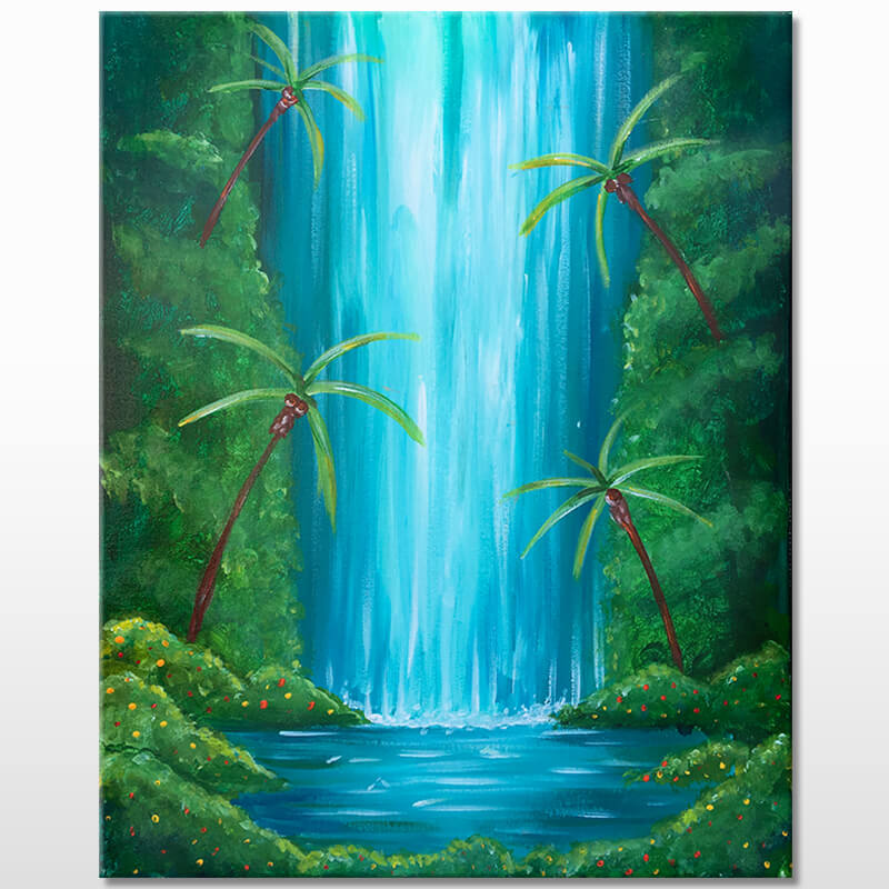 Jungle Falls Painting Event