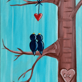 Tree of Love Painting Party with The Paint Sesh