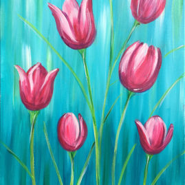 Tulip Painting Party