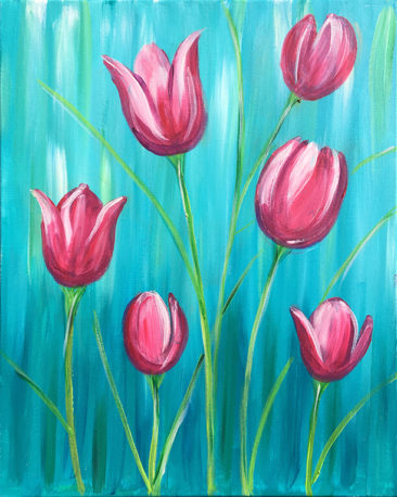 Tulip Painting Party