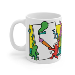 Keith Haring Inspired Paint Sesh Mug 11oz