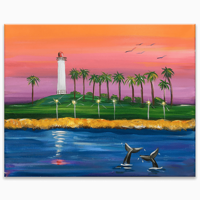 Long Beach Lighthouse Painting Class