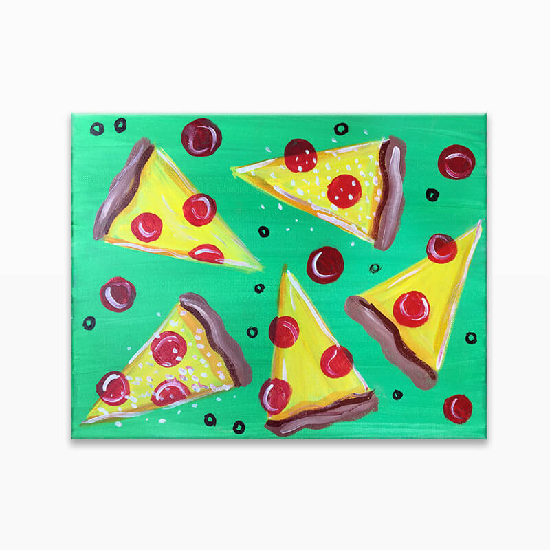 Pizza Party Painting Event