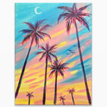 Pastel Palms Painting Class