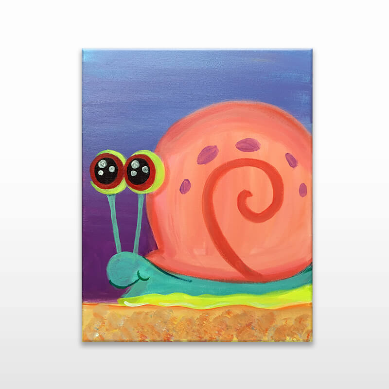 Pet Snail Virtual Painting Class