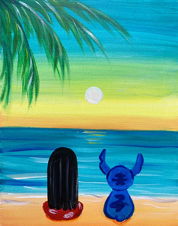 Ohana Means Family Painting Class