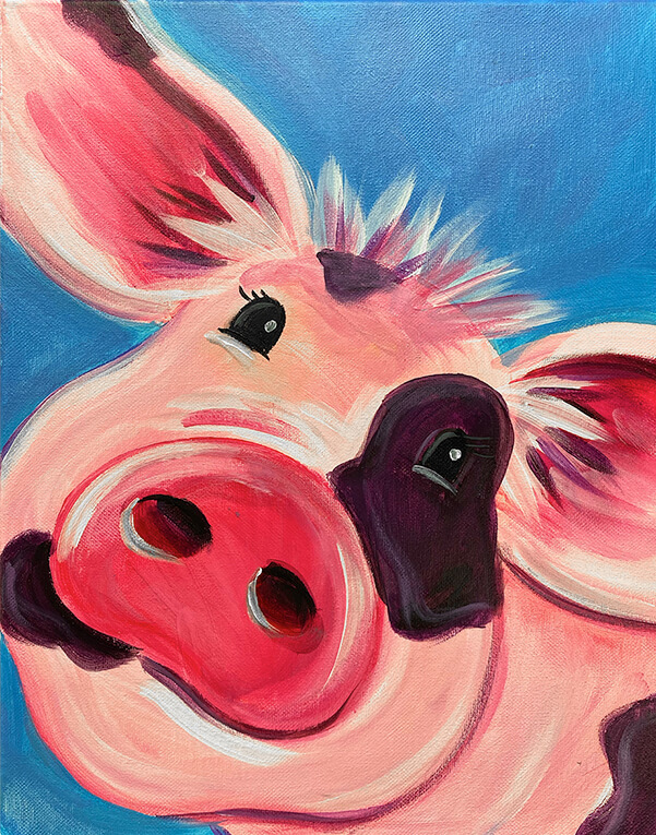Piggy Smalls Acrylic Painting Class