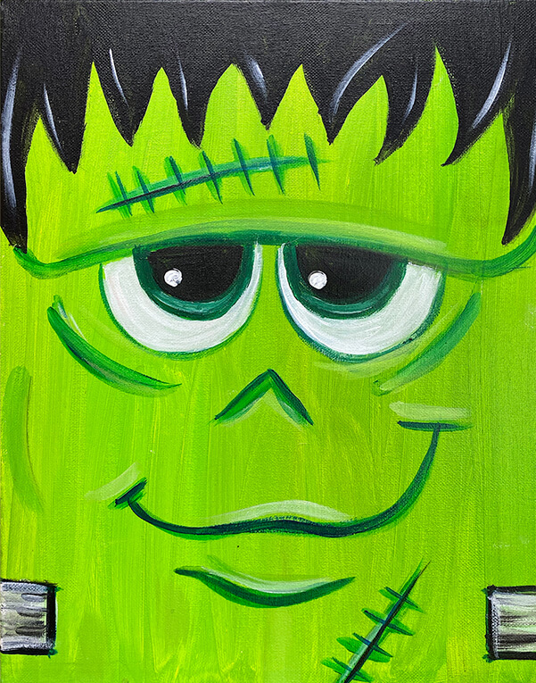 Frankenstein Painting by Chelz Franzer at The Paint Sesh
