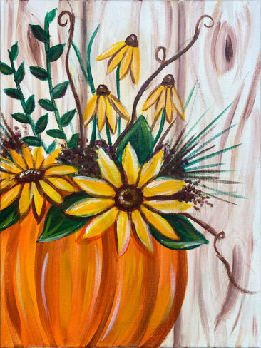 Pumpkin Blooms Painting Party