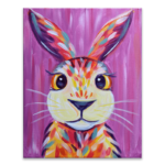 Colorful Cottontail Easter Painting Class in Cincinnati, OH