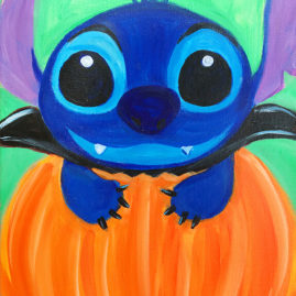 Count Stitchula Halloween Painting Class