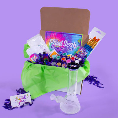 Paint and Puff Kit - Paint Sesh in a Box