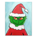 Grinchmas Painting Class with The Paint Sesh