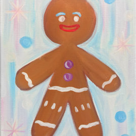Gingbread Man Painting Party