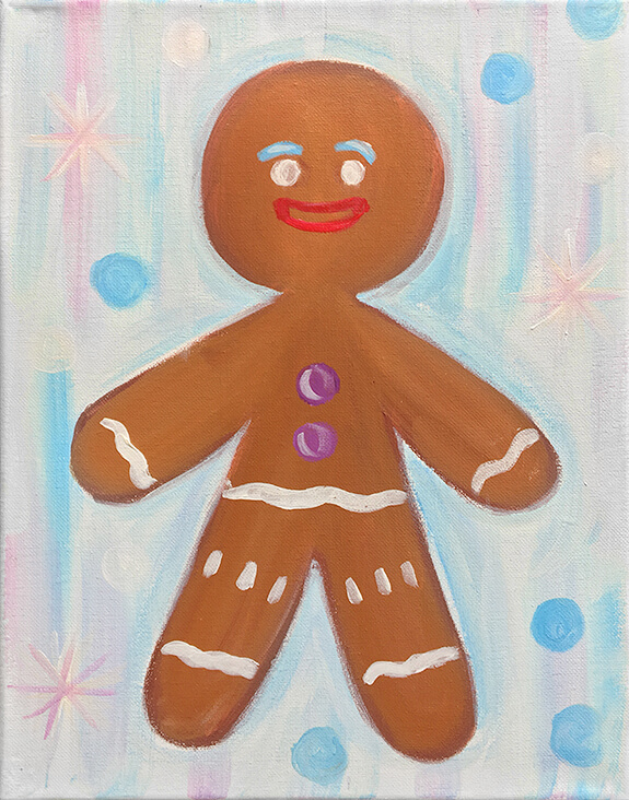 Gingbread Man Painting Party
