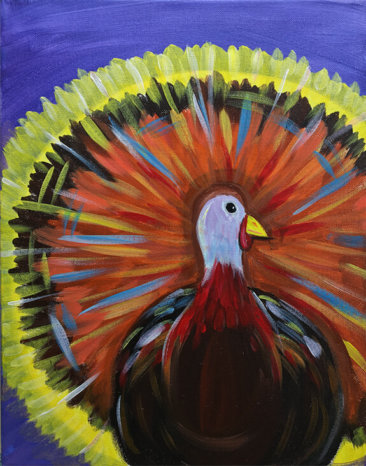 Turkey Day Acrylic Painting Class
