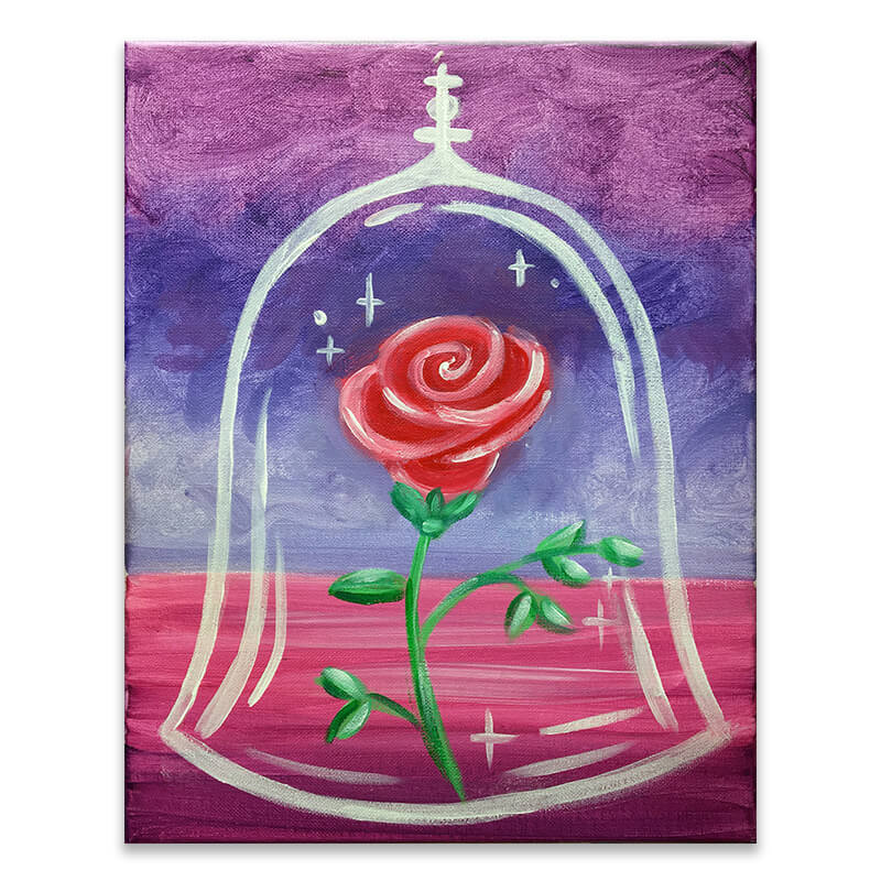 Enchanted Rose Virtual Painting Class
