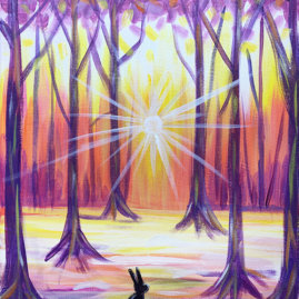 Winter Woodlands Painting Party