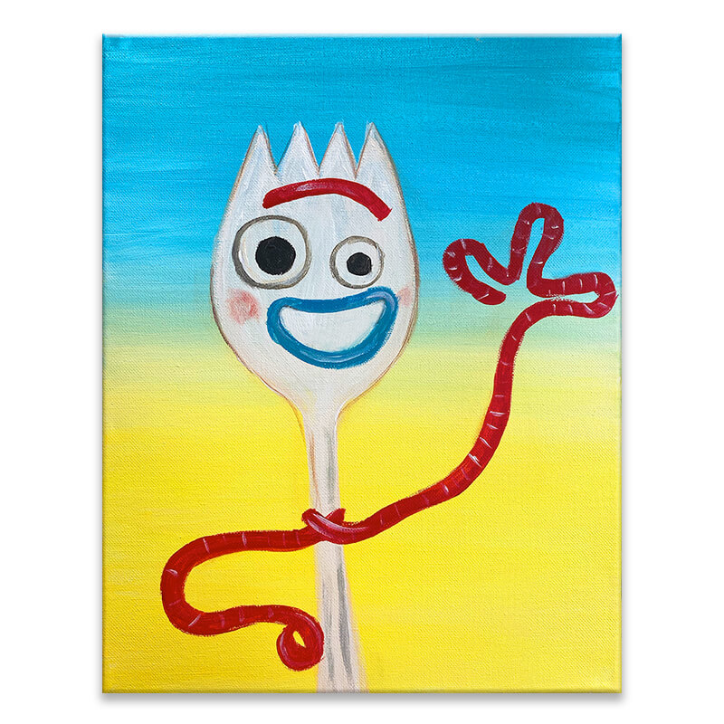 Forky Virtual Painting Class