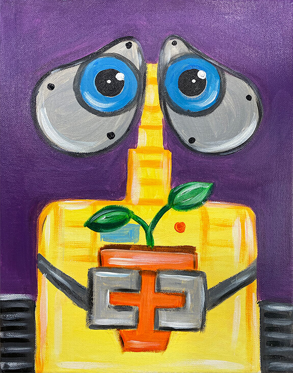 Wall-E Painting Party