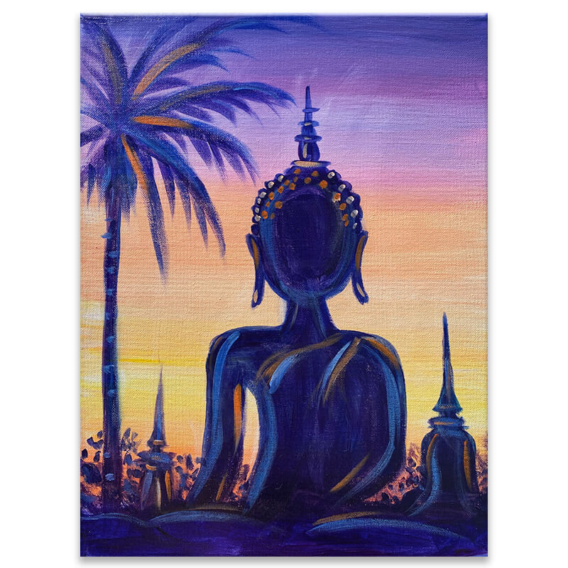 Thailand Sunset Virtual Painting Class