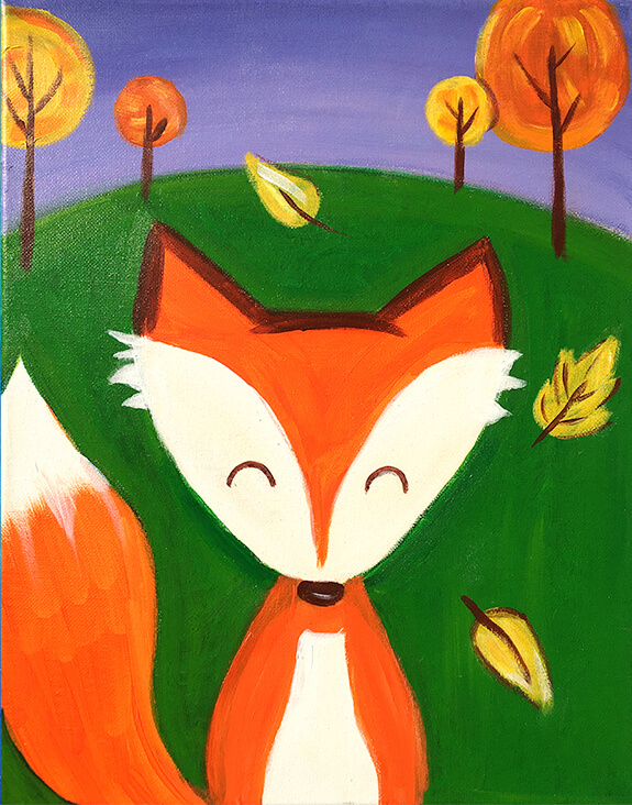 Foxy Acrylic Painting Class