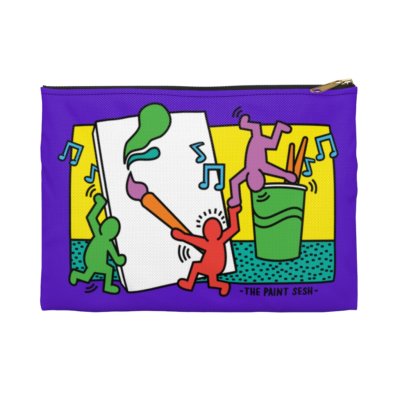 Keith Haring Inspired Paint Sesh Accessory Pouch