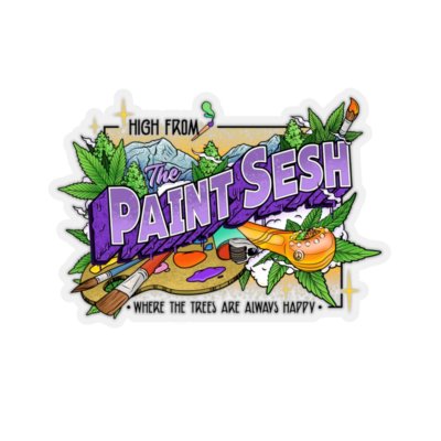 High From The Paint Sesh Sticker
