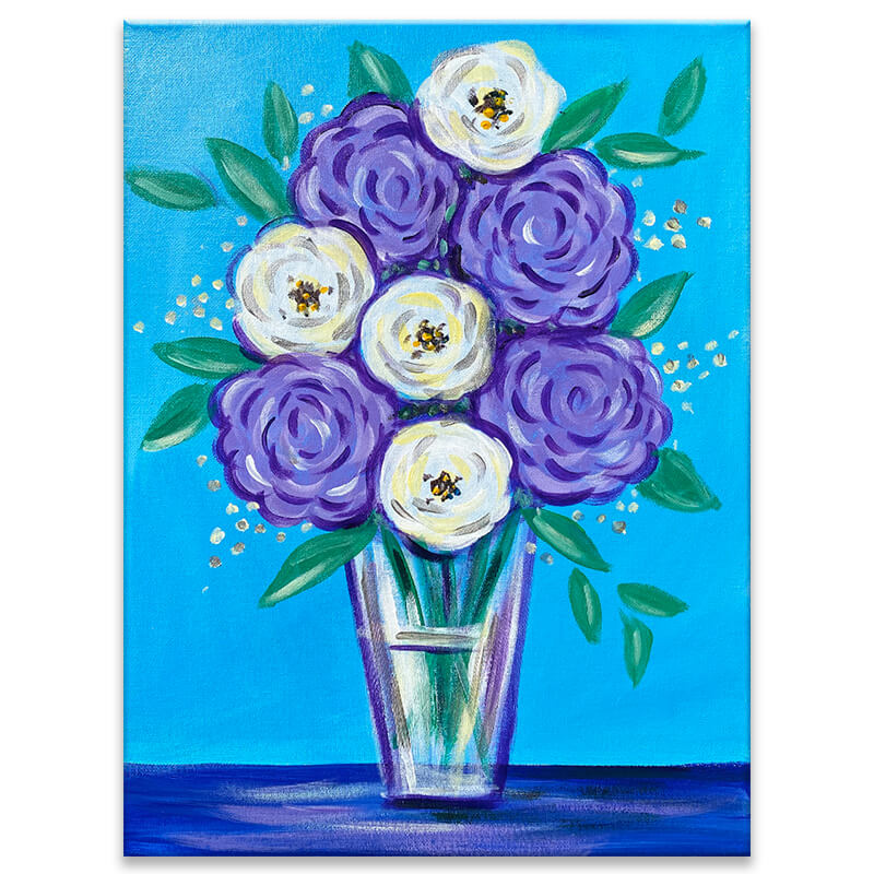 Lovely Bouquet Floral Painting Class
