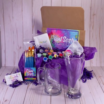 Beer Glass Paint and Sip Kit