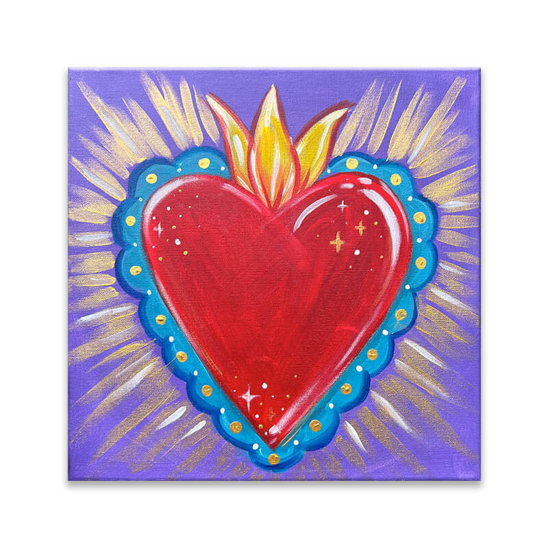 Sacred Heart Painting Event