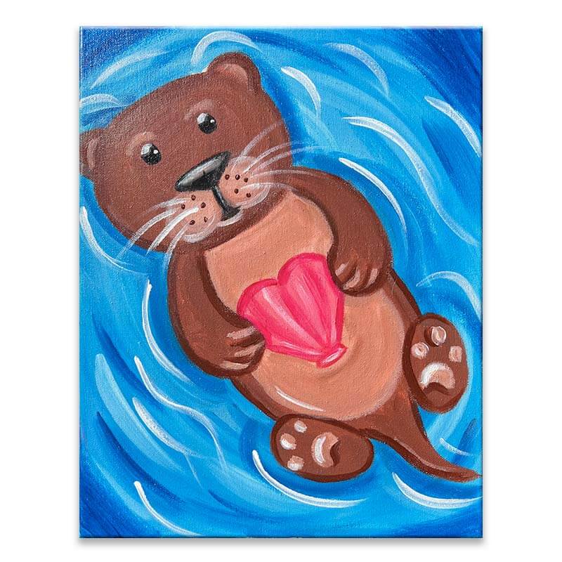 Otterly Adorable Painting Class with The Paint Sesh