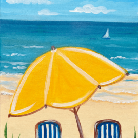 Life's a Beach Painting Party with The Paint Sesh