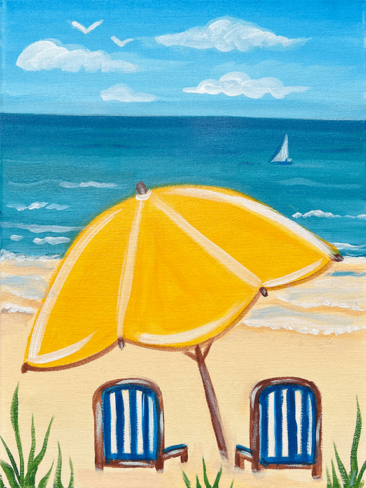 Life's a Beach Painting Party with The Paint Sesh