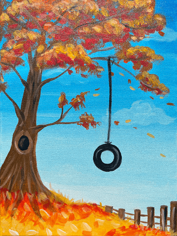 Fall Swing Painting Party with The Paint Sesh