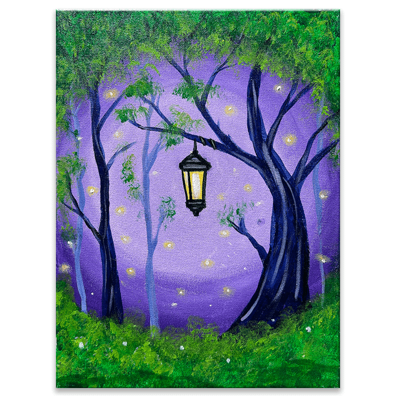 Enchanted Forest Painting Class with The Paint Sesh